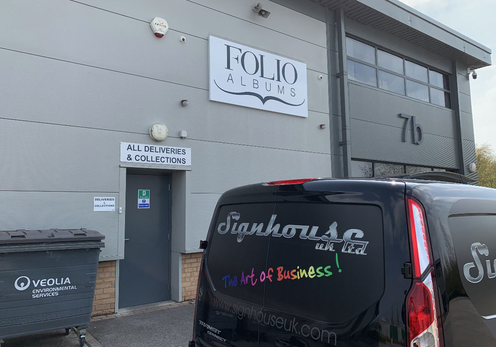 An image of Folio signage.